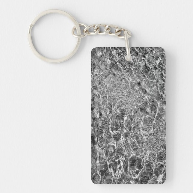 River Water Ripples Keychain (Front)