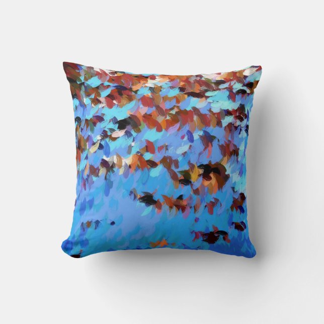 RIVER WATER   THROW PILLOW (Front)