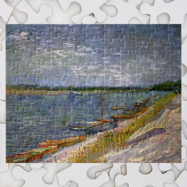 River with Rowing Boats by Vincent van Gogh Jigsaw Puzzle (Creator Uploaded)