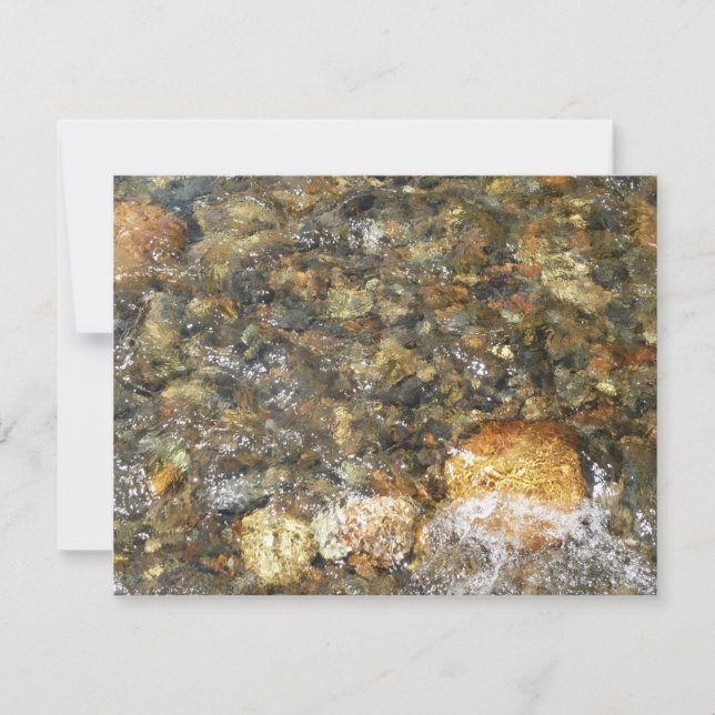 River-Worn Pebbles Brown and Grey Natural Abstract (Front)