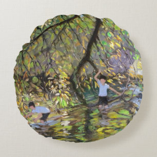 River Wye 2008 Round Pillow