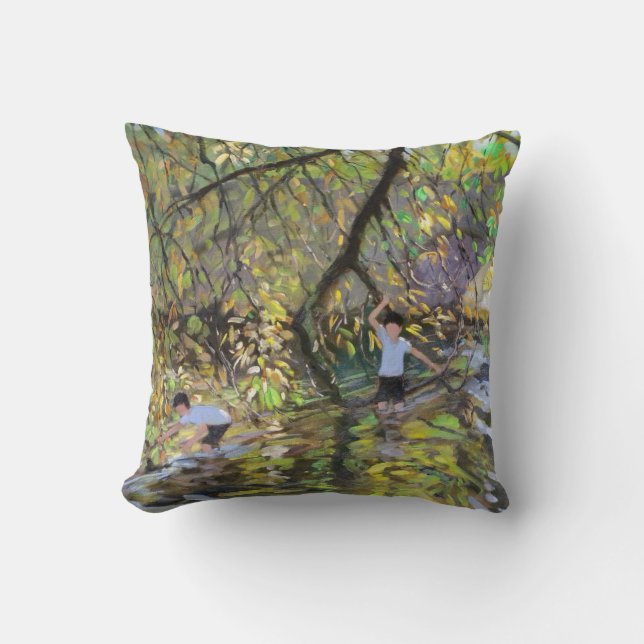 River Wye 2008 Throw Pillow (Front)