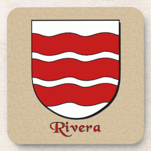 Rivera Family Shield Coaster