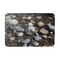 Riverbed Cobblestones and Water
