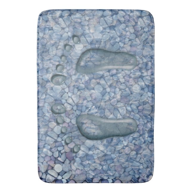 Riverbed design bath mat (Front Vertical)
