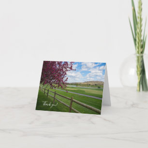 Rivercut Dans Le Carte de remerciements Spring