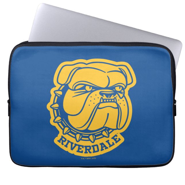 Riverdale Bulldog Head Laptop Sleeve (Front)