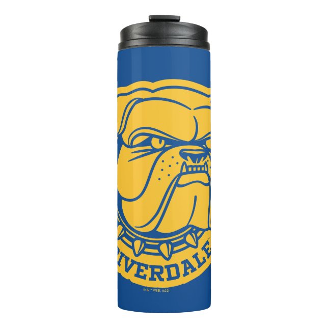 Riverdale Bulldog Head Thermal Tumbler (Front)