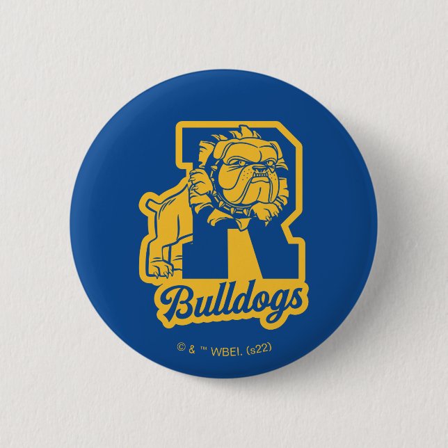 Riverdale Bulldogs Letterman 2 Inch Round Button (Front)