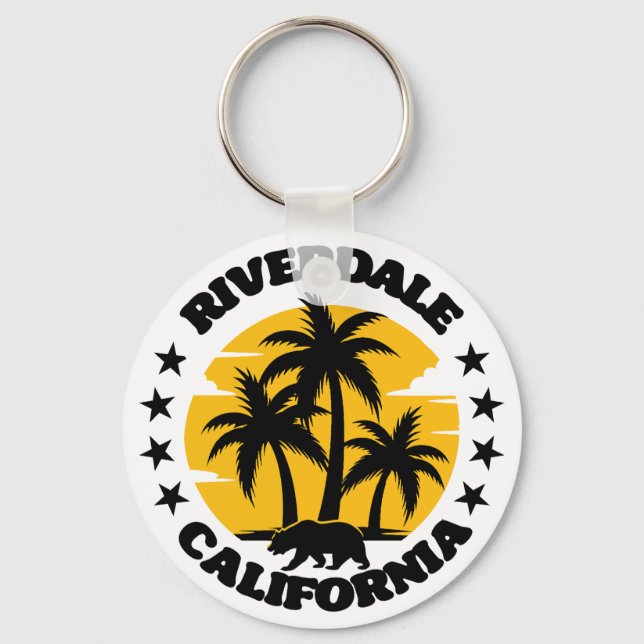 Riverdale,California Keychain (Front)