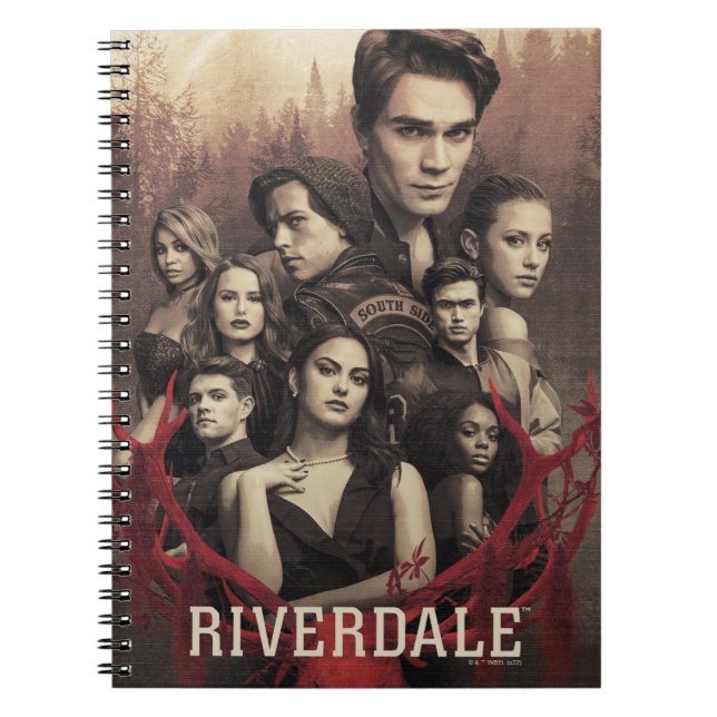 Riverdale Deer Skull Poster Notebook (Front)
