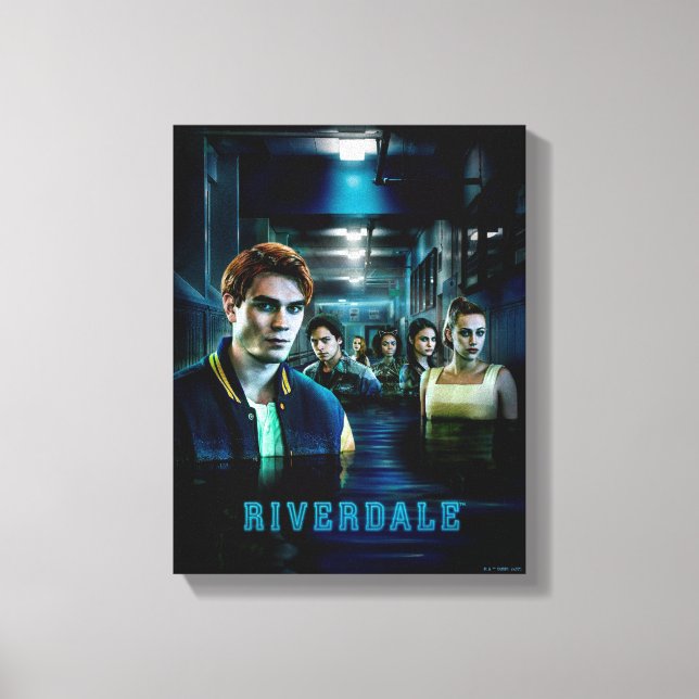 Riverdale Flooded Hallway Poster Canvas Print (Front)