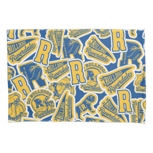 Riverdale Football and Cheer Pattern Pillowcase
