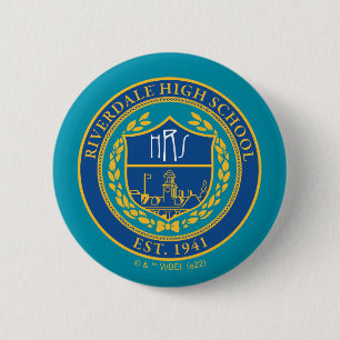 Riverdale High School Seal 2 Inch Round Button