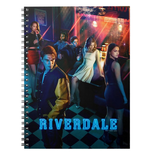 Riverdale Inside Pop's Diner Poster Notebook (Front)