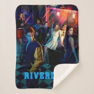 Riverdale Inside Pop's Diner Poster Sherpa Blanket