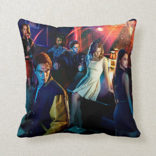 Riverdale Inside Pop's Diner Poster Throw Pillow