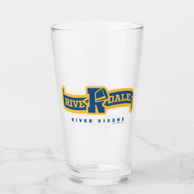Riverdale River Vixens Banner Glass (Front)