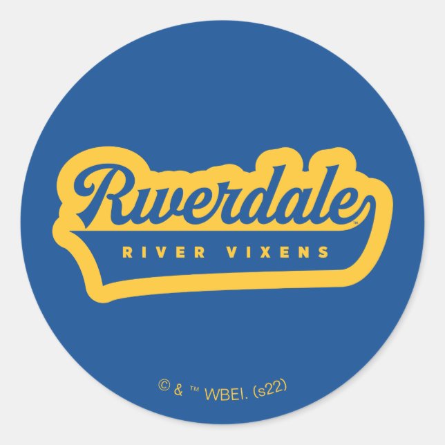 Riverdale River Vixens Logo Classic Round Sticker (Front)