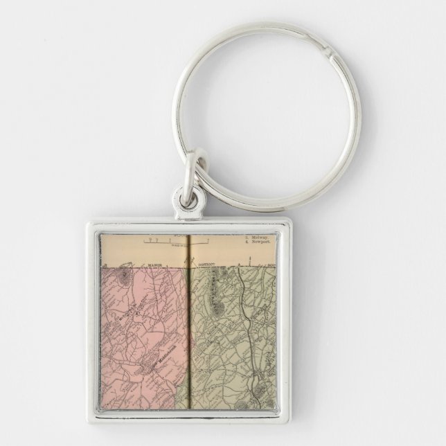 Riverheads, Augusta County Keychain (Front)