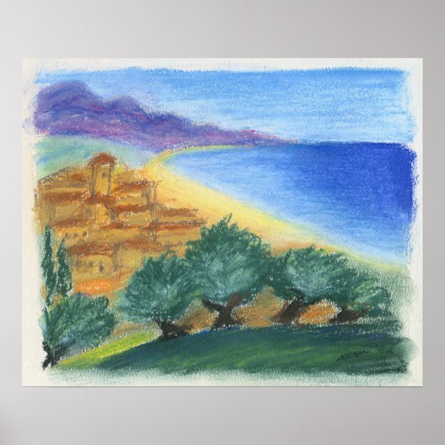 Riveria dream - Poster Framical (Devant)