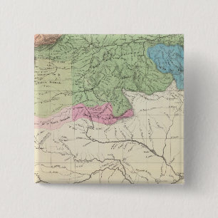 Rivers and Agriculture of Venezuela 2 Inch Square Button