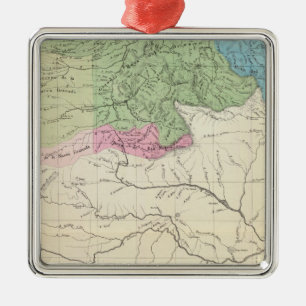 Rivers and Agriculture of Venezuela Metal Ornament
