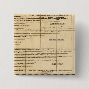 Rivers, mountains 2 inch square button