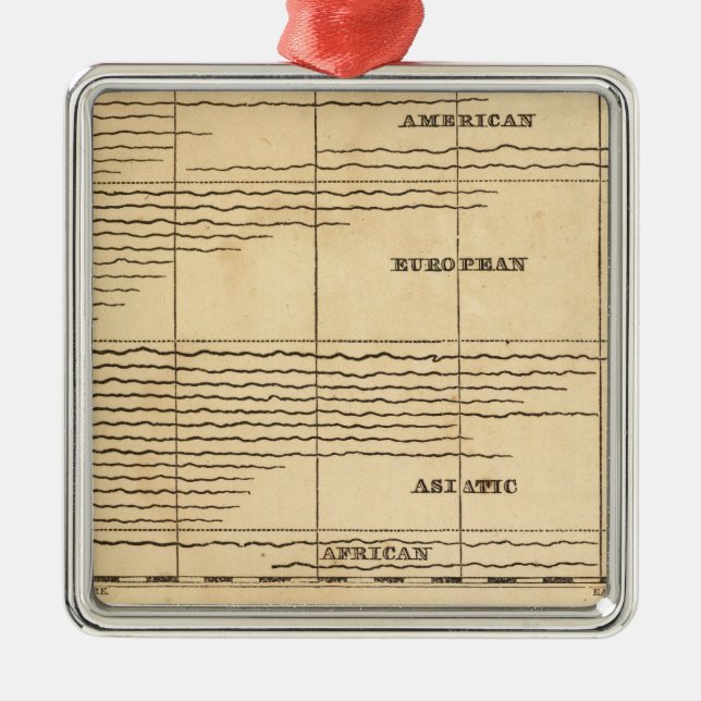 Rivers, mountains metal ornament (Front)