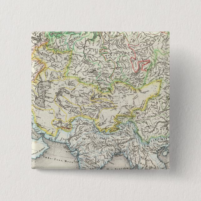 Rivers of Asia 2 Inch Square Button (Front)