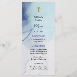 Rivers of Living Water Orthodox Christian Baptism Menu