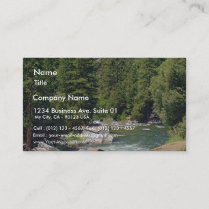 Rivers Streams Trees Forests Business Card