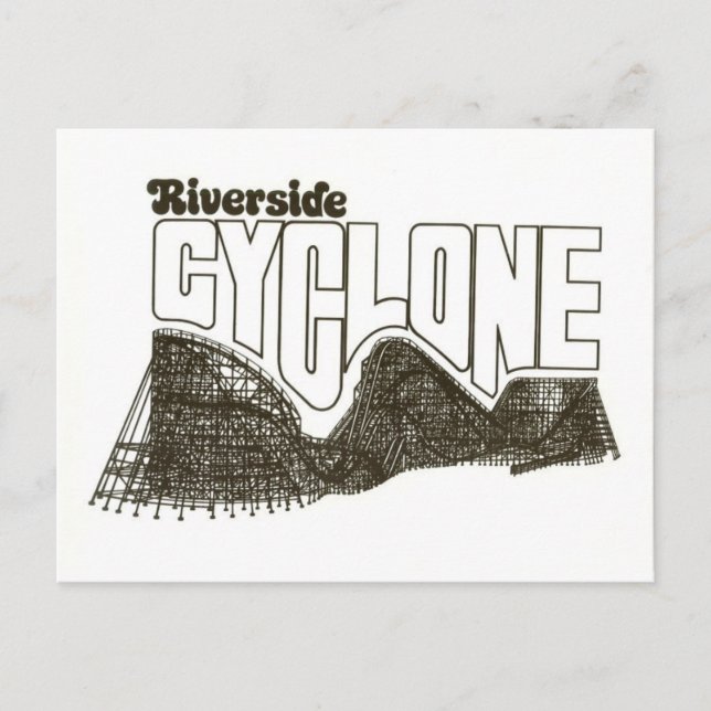 Riverside Amusement Park (now Six Flags: NE) Postcard (Front)