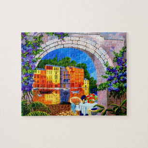 Riverside Cafe Jigsaw Puzzle