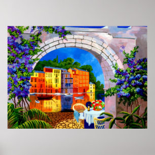 Riverside Cafe Poster