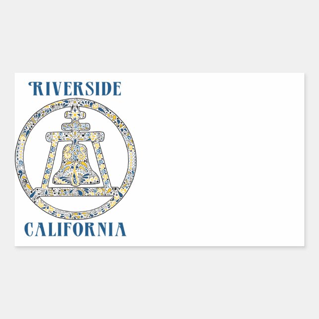 Riverside, California - A Tribute Sticker (Front)