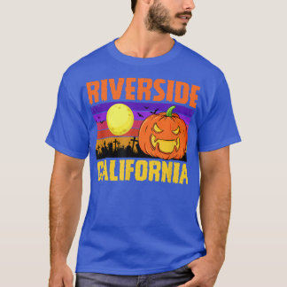 Riverside California Happy Halloween Party Local C T-Shirt