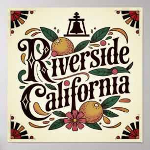 Riverside California Poster
