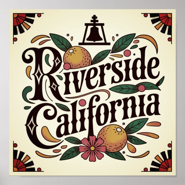 Riverside California  Poster (Front)