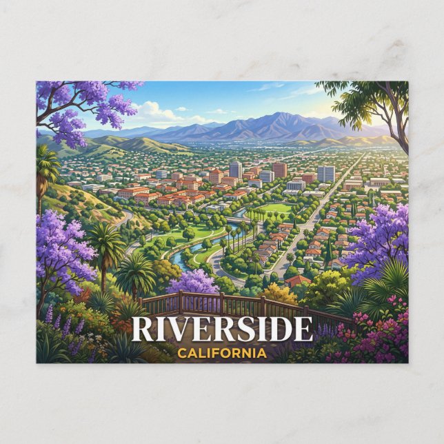 Riverside California Travel Postcard (Front)