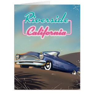 Riverside California travel poster