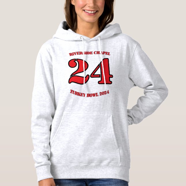 RIVERSIDE CHAPEL TURKEY BOWL 2024  HOODIE (Front)