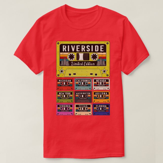 Riverside City retro T-Shirt (Design Front)