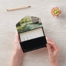 Riverside Fairytale Book Faire-part de mariage