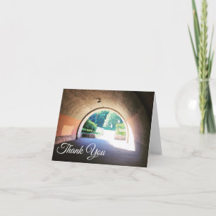 Riverside Park Stone Archway NYC Thank You Note Card