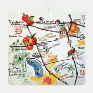Riverside, Southern California Ornament