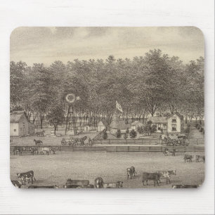 Riverside stock Farm, NE of Concordia, Kansas Mouse Pad
