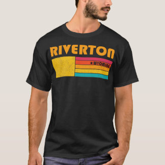 Riverton Wyoming Vintage Distressed Souvenir T-Shirt