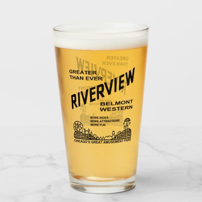 Riverview Amusement Park, Chicago, IL 1904-1967 Glass (Front Filled)