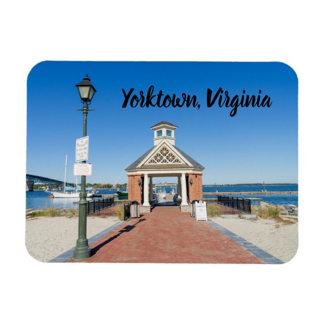 Riverwalk Landing in Yorktown Virginia Magnet (Horizontal)